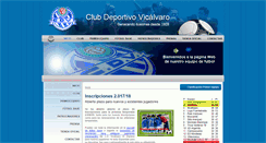 Desktop Screenshot of cdvicalvaro.es